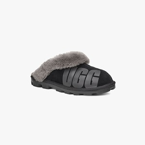 Ugg Coquette Rubber Women Slippers Black (1842VBLFE)